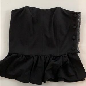 Club Monaco black bustier